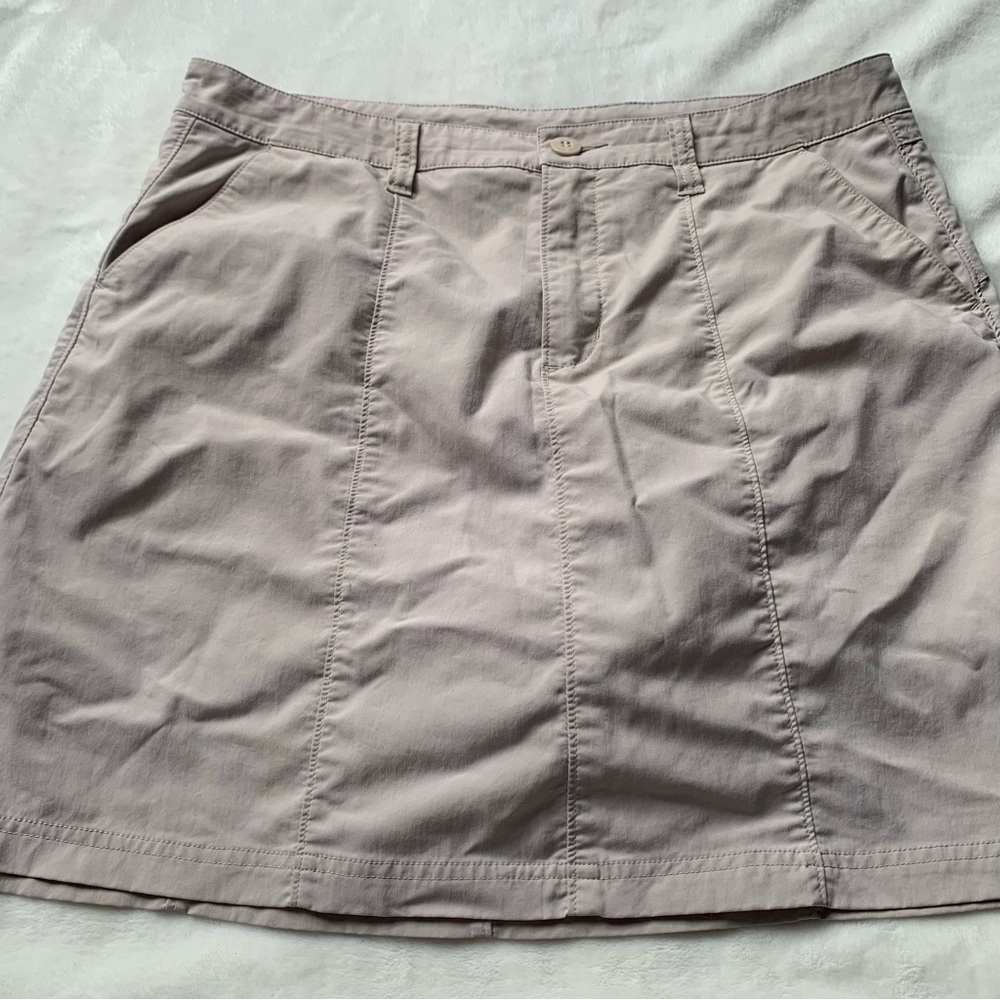 Patagonia Beige Nylon Skort Size 10